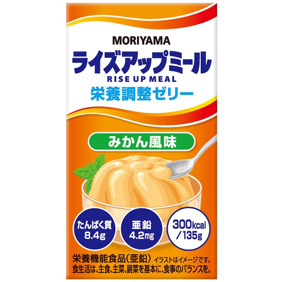 MORIYAMAライズアップミール 栄養調整ゼリー みかん風味 1セット(135g