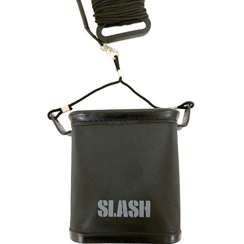 こげ ブラック 水汲みバケツ角21 SLASH ブラック色 【通販モノタロウ】