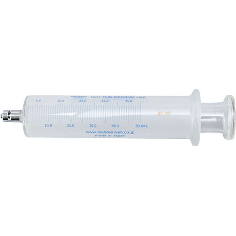 700021 工業用シリンジ VAN(翼工業) 50mL 1目盛1.0mL 1本 - 【通販