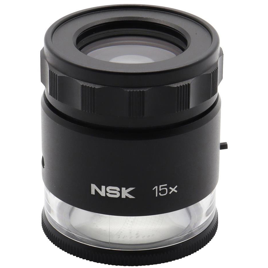 NLSL-15-1 LEDライト付スケールルーペ NSK 15倍   NLSL-15-1
