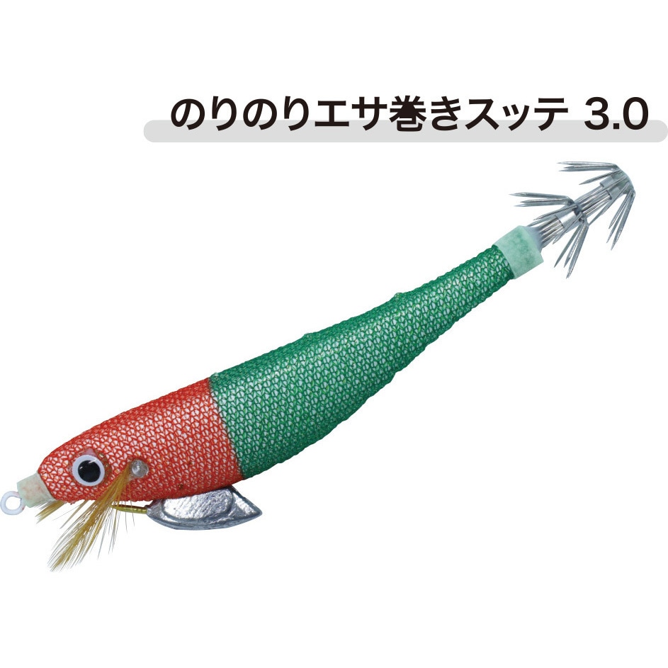ノリノリアカミド のりのりエサ巻きスッテ3.0 PT-8040 PRO：TRUST(プロ