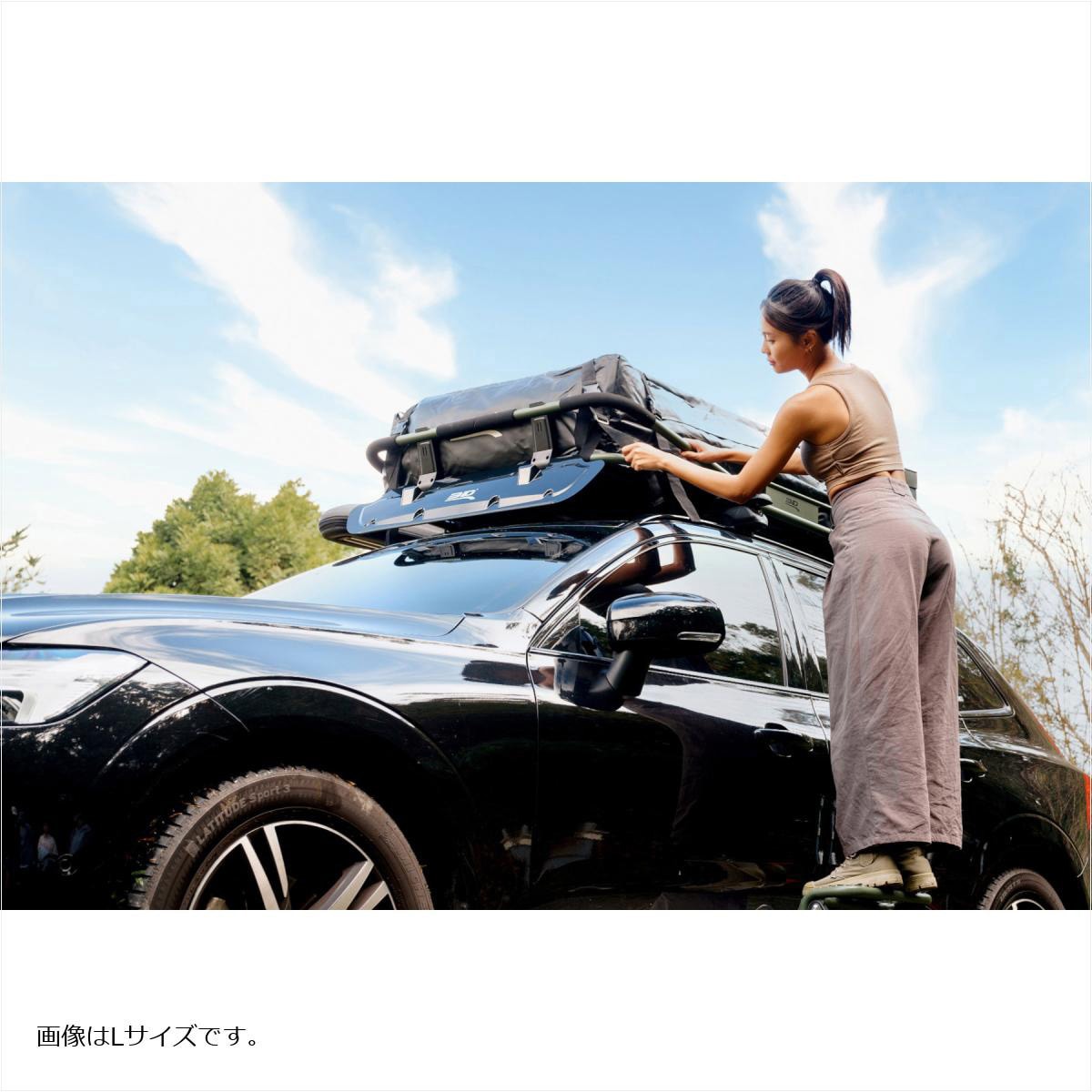 6126M-GREEN トランスフォーミング ルーフバスケット 3D U ACE(スリー