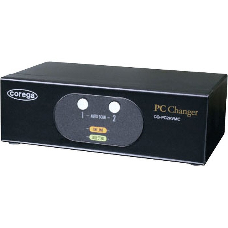 高品質の人気 CG-PC2KVMC-W USB&PS/2 コンボ対応 アナログディスプレイ対応 分配器・切替器