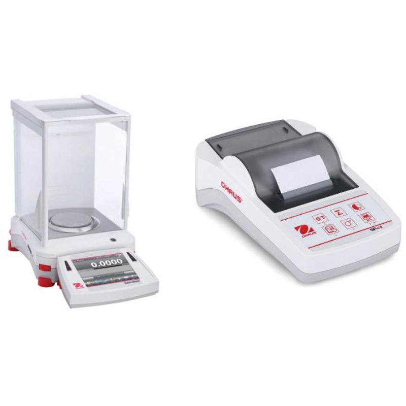 EX324G+SF40A(英語版一般校正証明書付) 上皿精密天びん(エクスプローラーシリーズ)プリンタセット オーハウス ひょう量320g