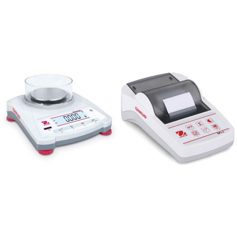 NV123JP+SF40A(英語版一般校正証明書付) ポータブル天びん(ナビゲーターシリーズ)プリンタセット オーハウス ひょう量120g 最小表示0.001g