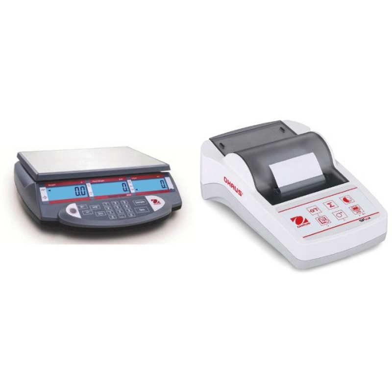 RC11P3+SF40A 個数計(レンジャーカウント1000シリーズ)プリンタセット オーハウス ひょう量3kg 計量皿寸法294×226mm