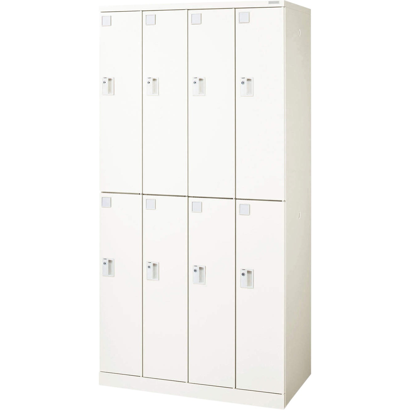 LOC-D42-08WK ロッカー〈ロカーナ〉 LION (ライオン事務器) ホワイト色 8人用   LOC-D42-08WK 129,800円