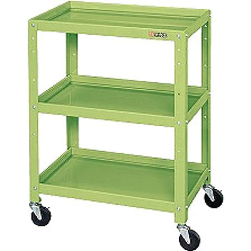 CSLA-6083 ニューCSツールワゴン(CSLAタイプ/ゴム車) サカエ グリーン