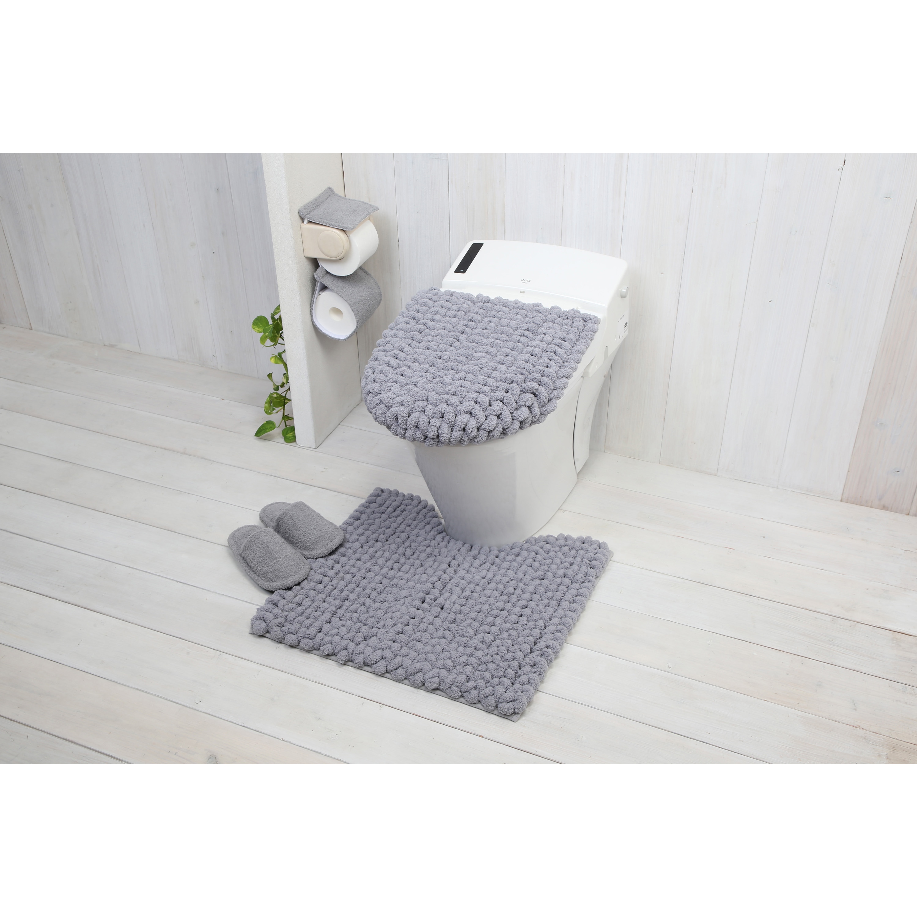 MOU トイレ足元マット ヨコズナクリエーション 寸法55×60cm 1個(1個