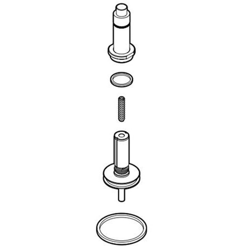 SPK11-25A-4N-COIL-AC200V 蒸気用パイロットキック式2ポート電磁弁 SPK11シリーズ用コア組立・プランジャ主弁組立キット(部品) 1台 CKD 【通販モノタロウ】