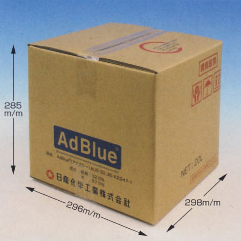 AdBlue(アドブルー) 高品位尿素水 1箱(20L) 日産化学 【通販サイトMonotaRO】