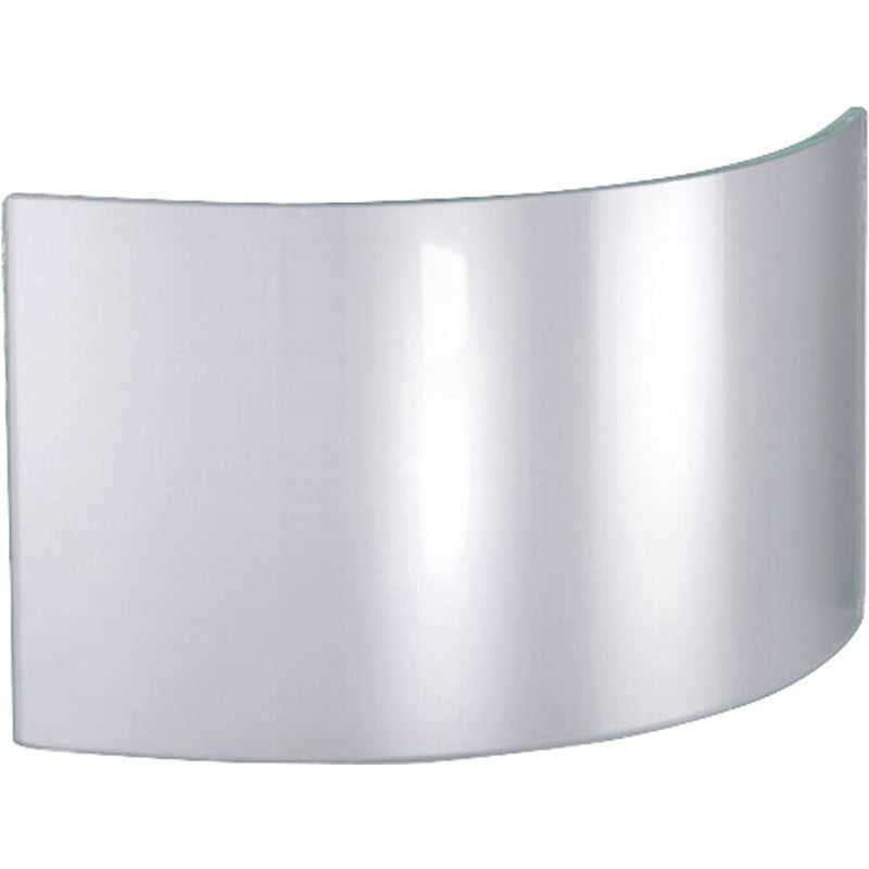 HWS1525KLAR 耐熱保護服 フード用ガラスバイザー クリア JUTEC 寸法150×250mm厚さ4mm  HWS1525KLAR