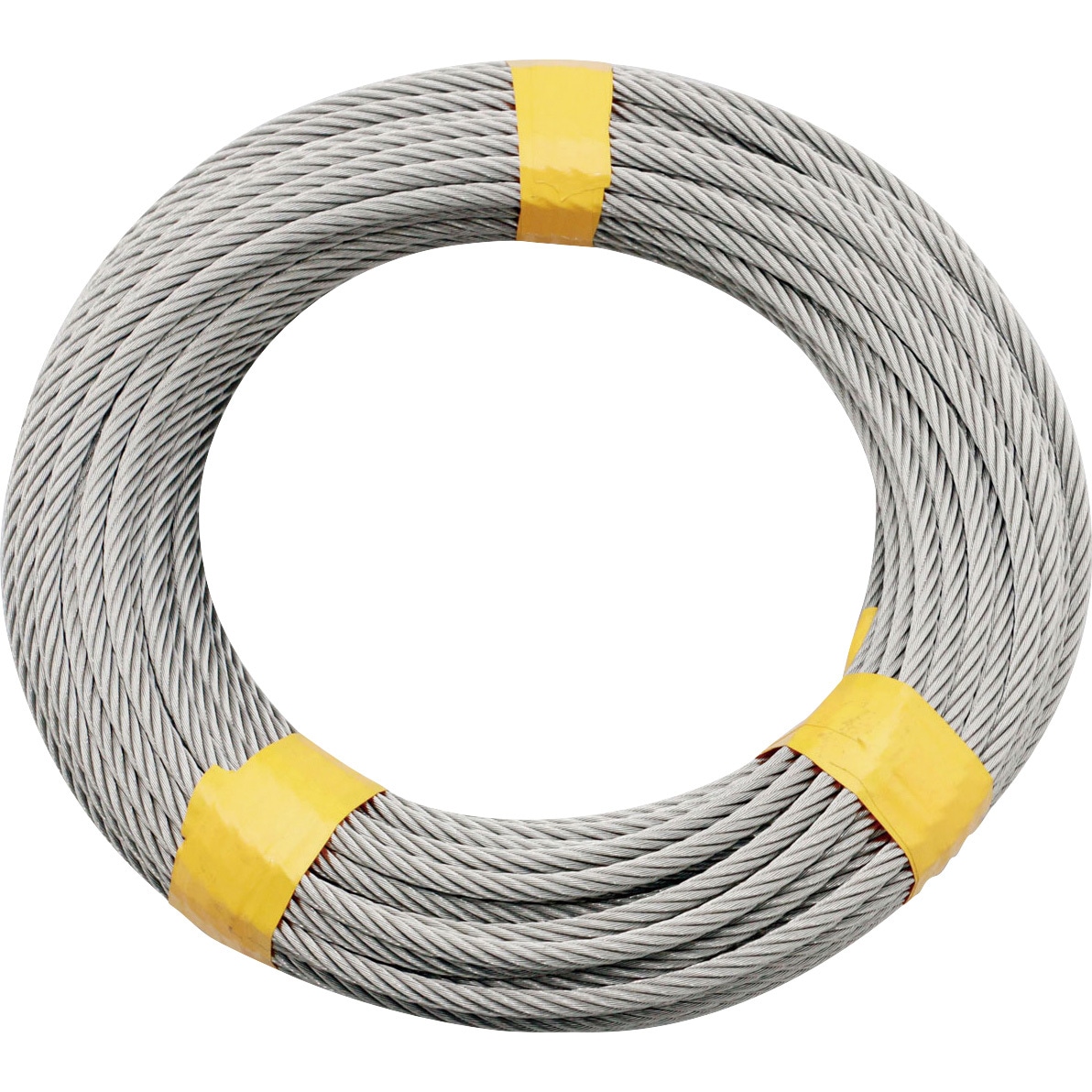 6-30-7×19 ワイヤーロープ ステンレス モノタロウ 7×19 荷重400kg ロープ径6mm長さ30m