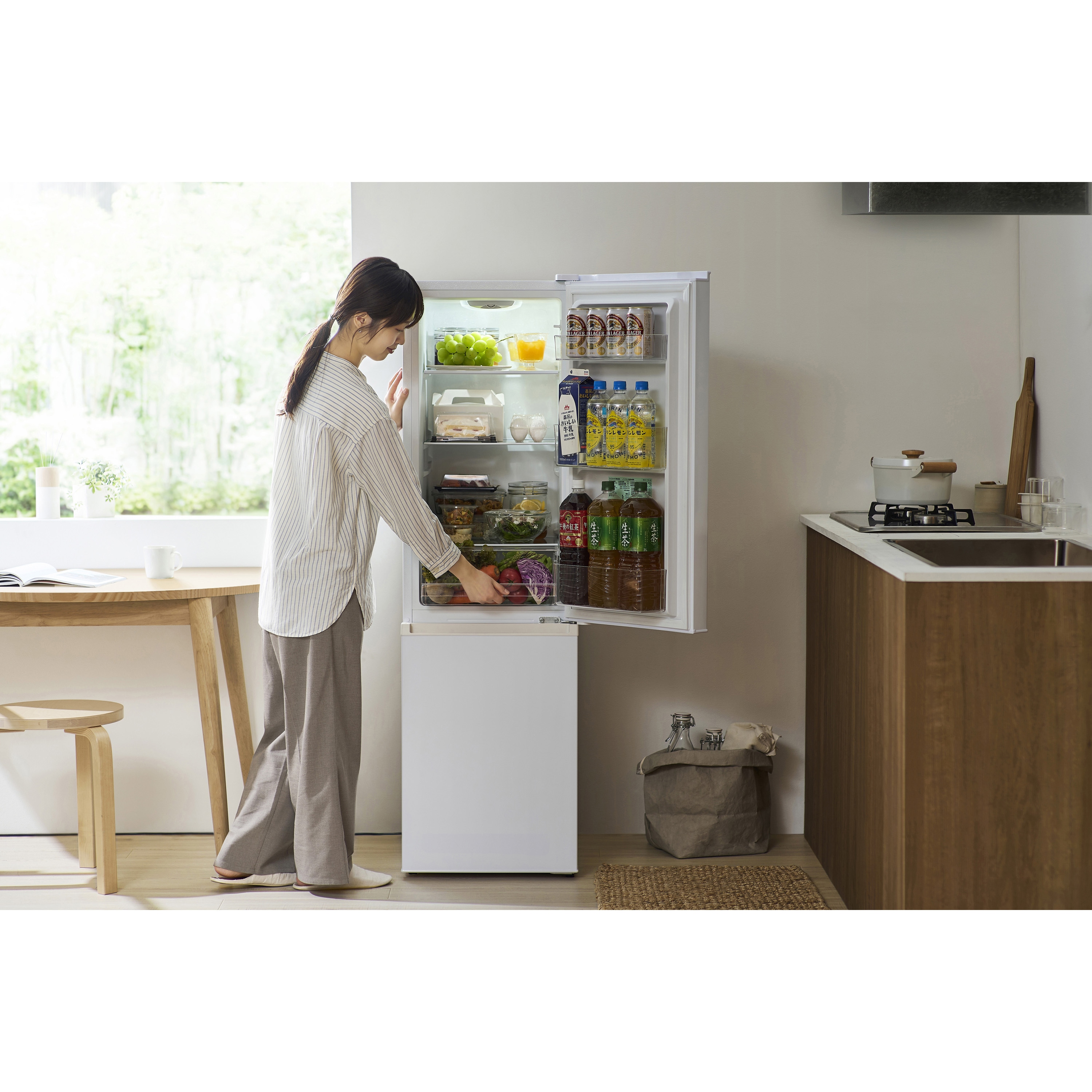 アイリスオーヤマ 162L 冷蔵庫 IRSD-17A-W ホワイト 冷蔵庫 冷凍冷蔵庫 170L 小型 IRSD-17A-W アイリスオーヤマ 家電