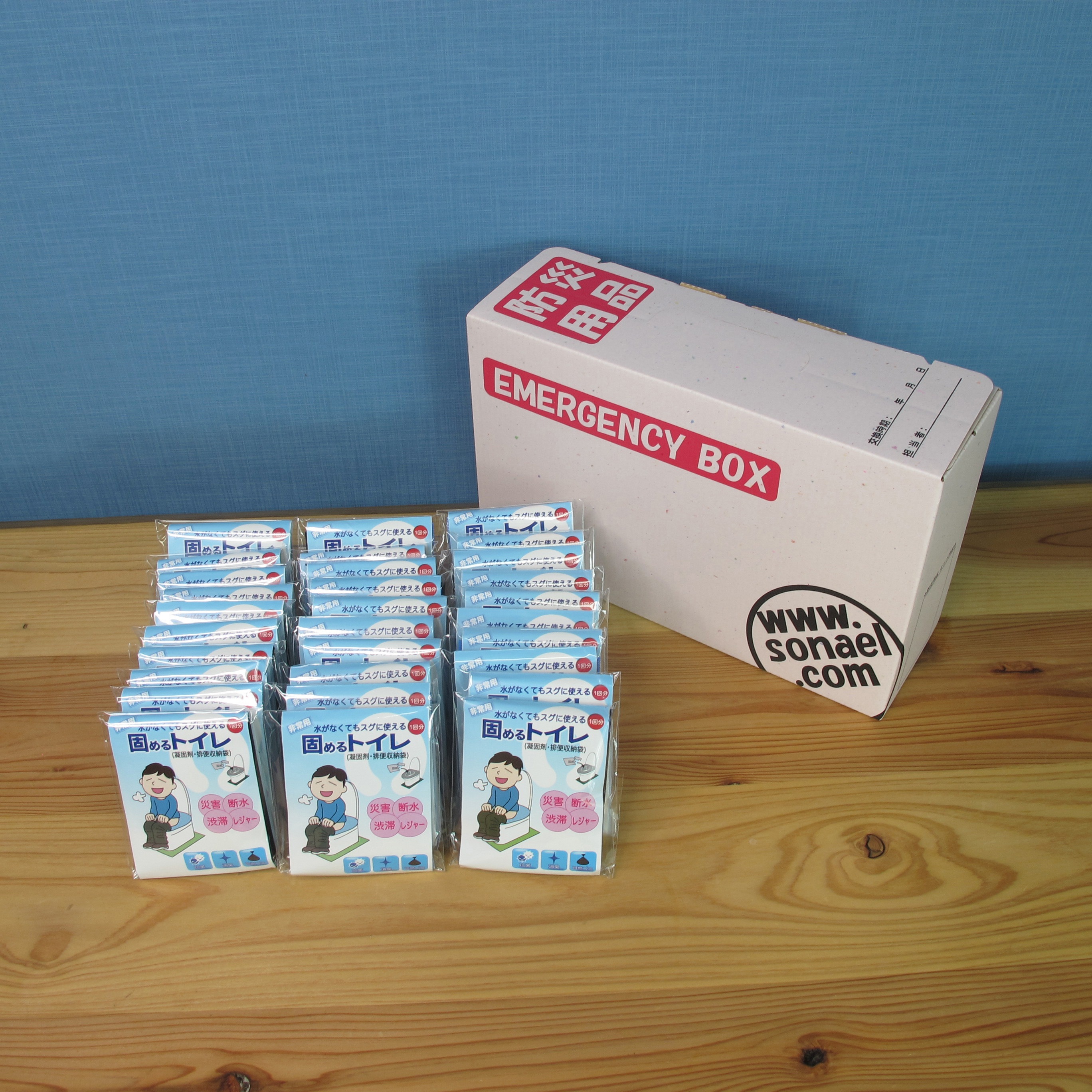 固めるトイレ(凝固剤) 1セット そなえる.com 【通販モノタロウ】