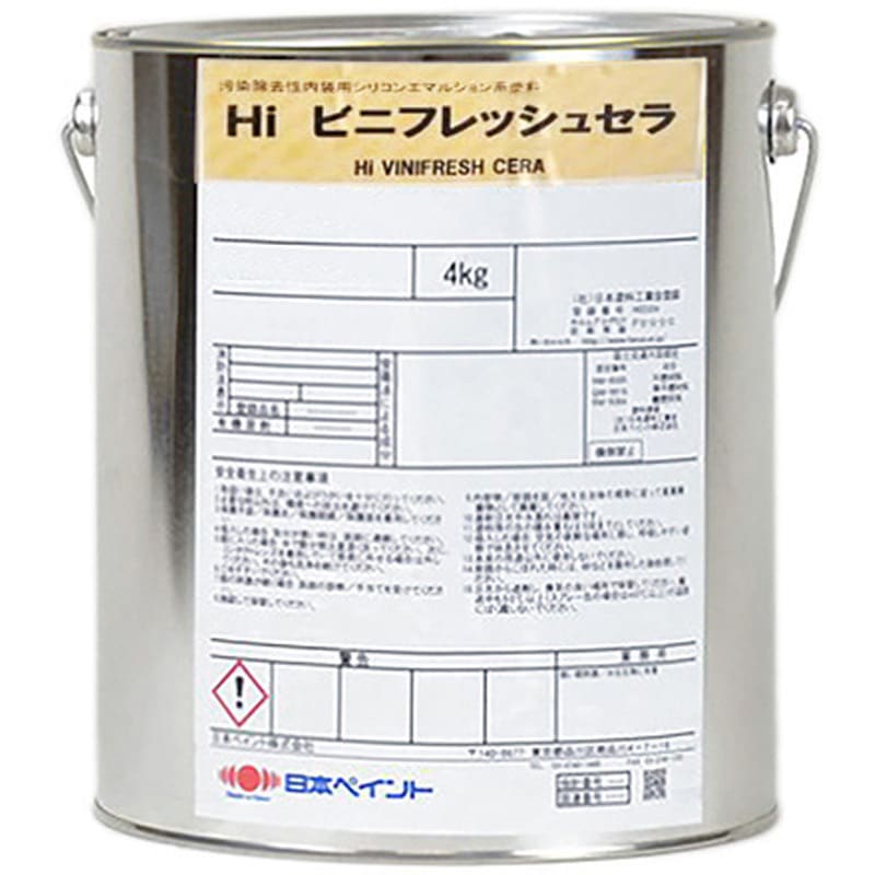 Hiビニフレッシュセラ ニッペ推奨色(NDカラー) 4kg 汚染除去性内装用 Hiビニフレッシュセラ ニッペ推奨色(NDカラー) 4kg 汚染除去性内装用