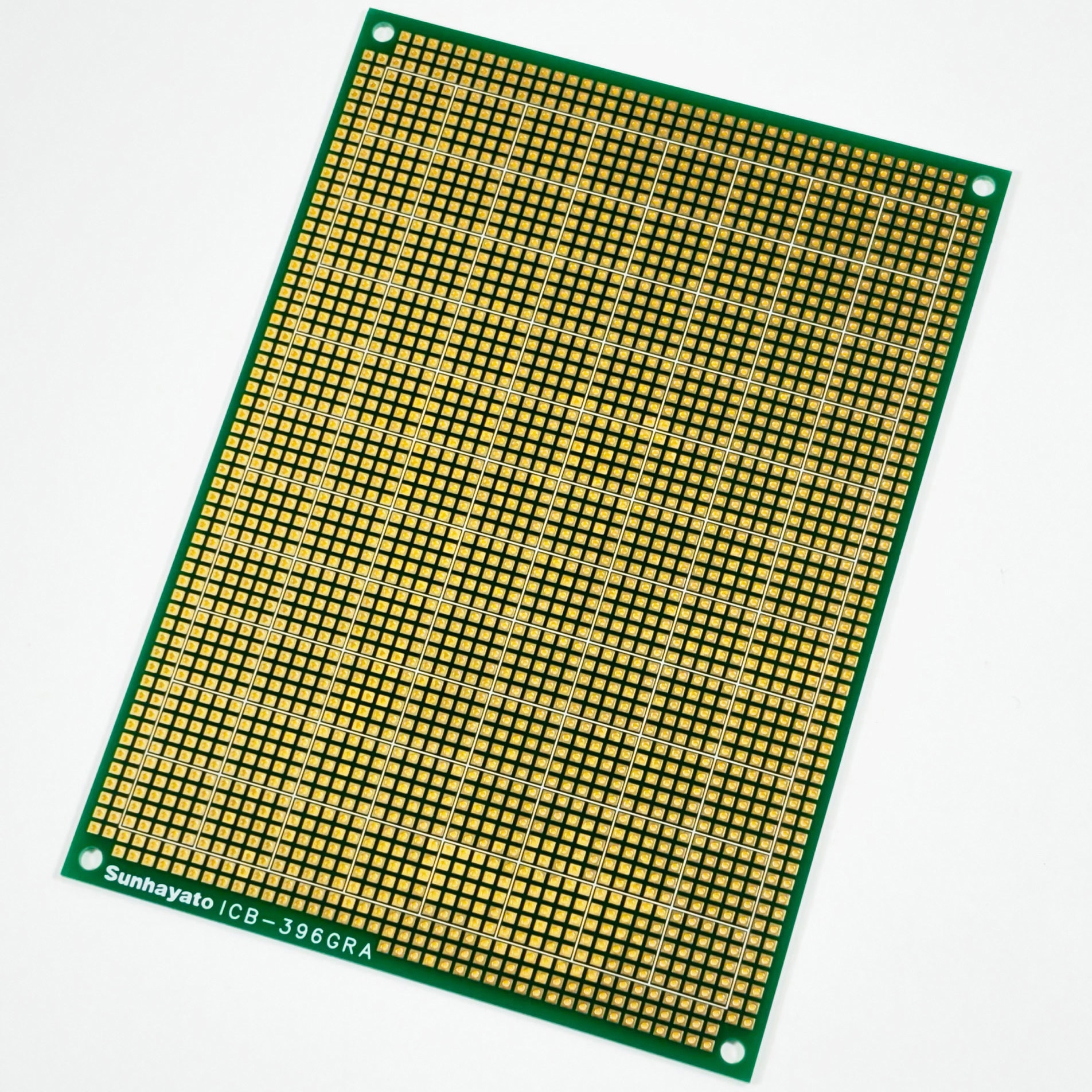 ICB-396GRA フルレジストユニバーサル基板(緑色) 1枚 サンハヤト