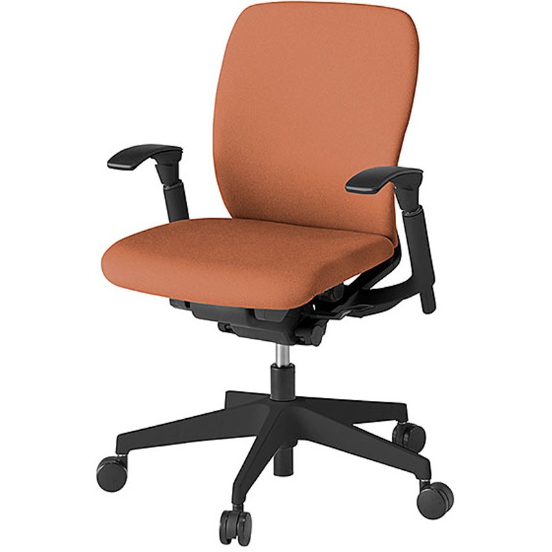 KF-447CF-T1D7 フルゴチェア ローバック 可動肘付<配送時組立サービス付> イトーキ 組立・設置・取付 ナイロン双輪キャスター ブラック  KF-447CF-T1D7