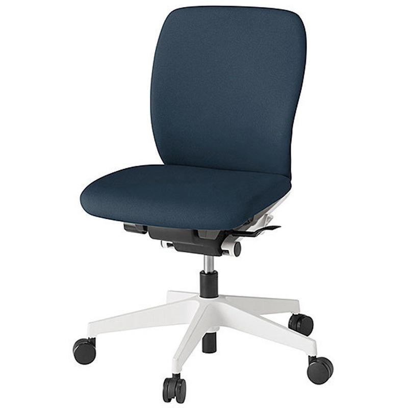 KF-440CF-WWB1 フルゴチェア ローバック 肘なし<配送時組立サービス付> イトーキ 組立・設置・取付 ナイロン双輪キャスター ホワイト  KF-440CF-WWB1