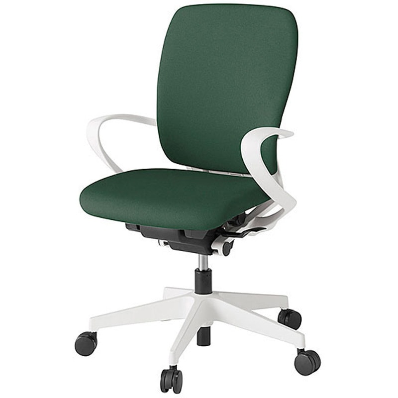 KF-436CF-WWG2 フルゴチェア ハイバック 固定肘付<配送時組立サービス付> イトーキ 組立・設置・取付 ナイロン双輪キャスター ホワイト  KF-436CF-WWG2 43,188円