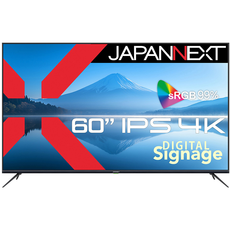 JN-IPS60UHDR-M 液晶ディスプレイ 60型/3840×2160/HDMI×3/ブラック