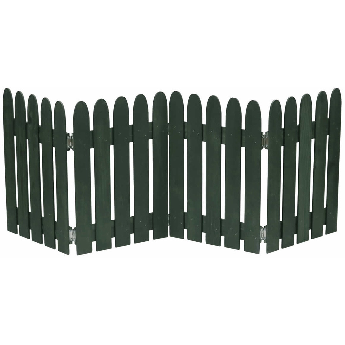 WF-120F-DGN 折り畳めるウッドミニフェンス 1枚 住まいスタイル 【通販