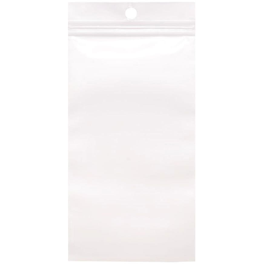 チャック付き包装袋 ヘッダー穴 背面白色 10枚セット ZATTA チャック付