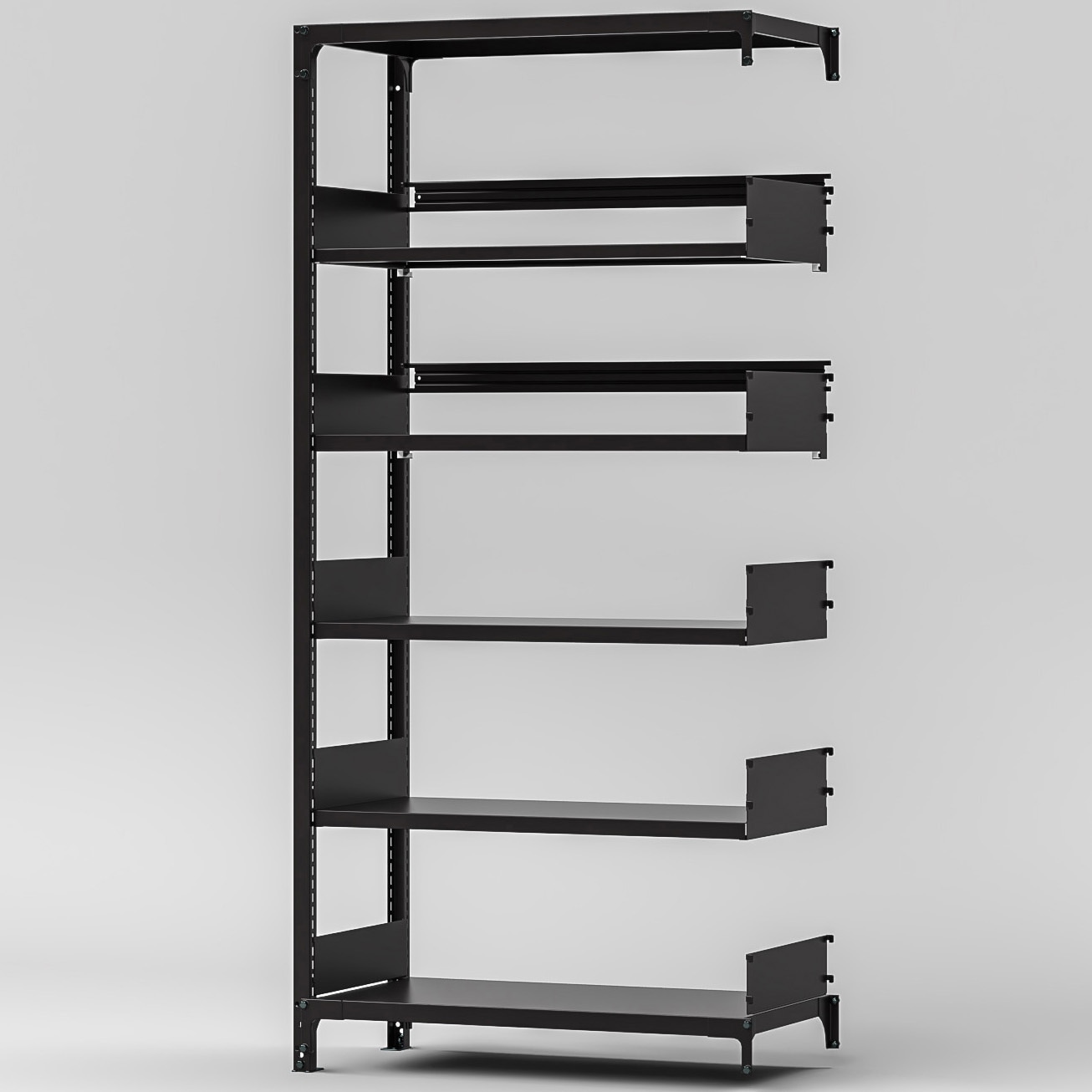 める⑤ サカエ 重量棚NR型(1000KG/段・単体・H1810MM・5段) NR-1555 (189185