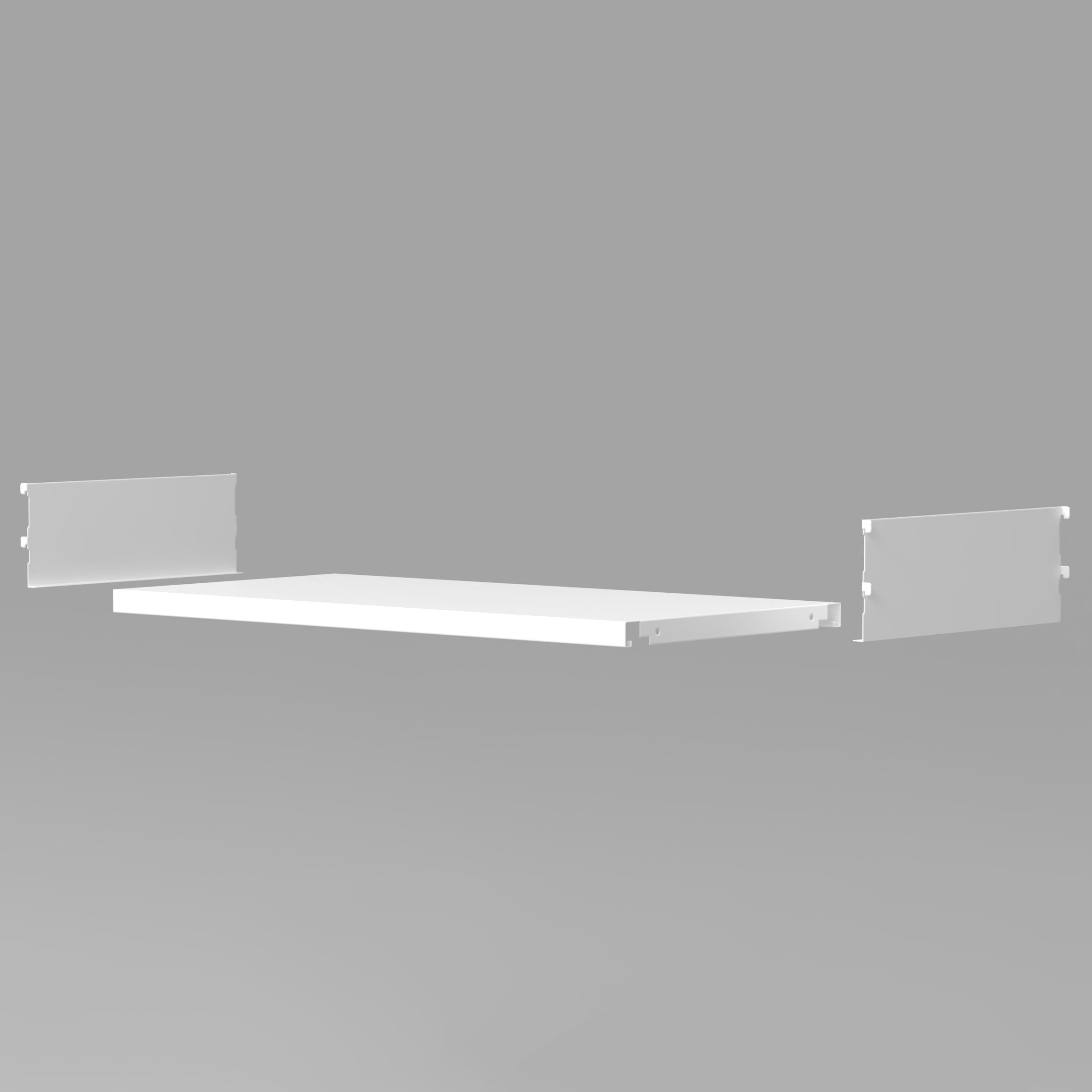 UT45W スチール書架RKU 追加棚セット ホワイト 金剛(KONGO) 荷重100kg/段 高さ30mm奥行450mm