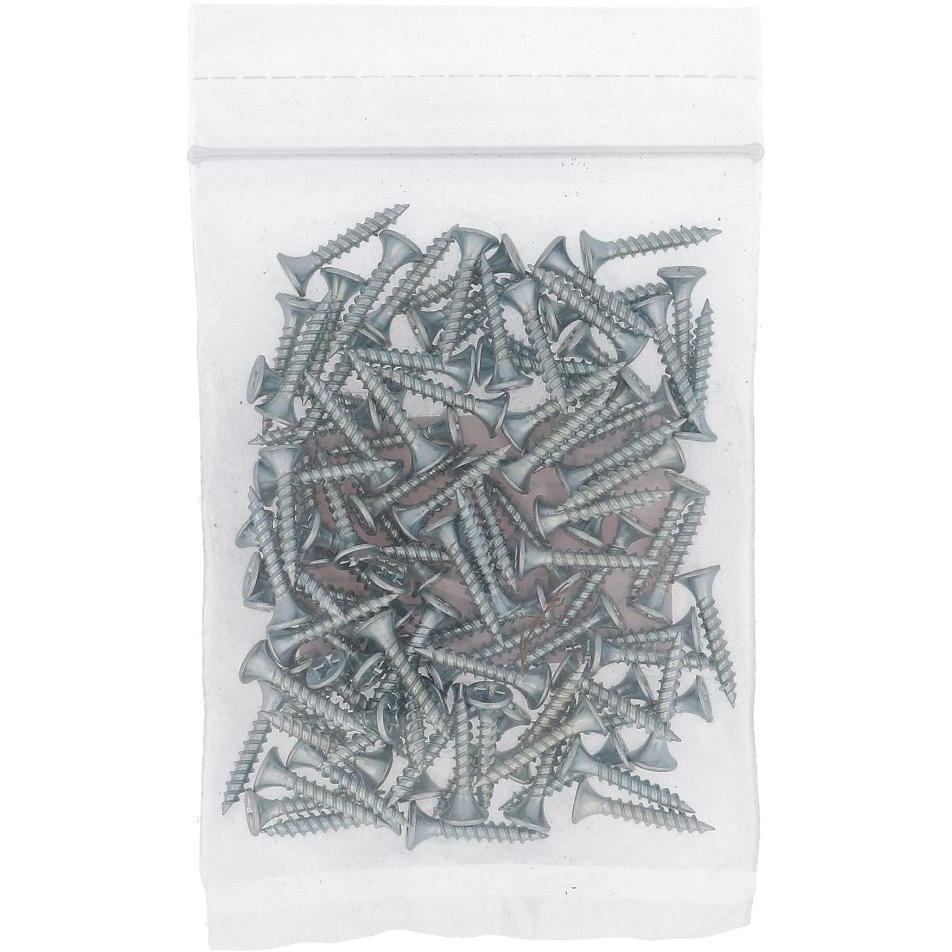 3x20 軽天ビス ラッパ頭 (鉄/ユニクロめっき)(パック品) OHSATO(大里