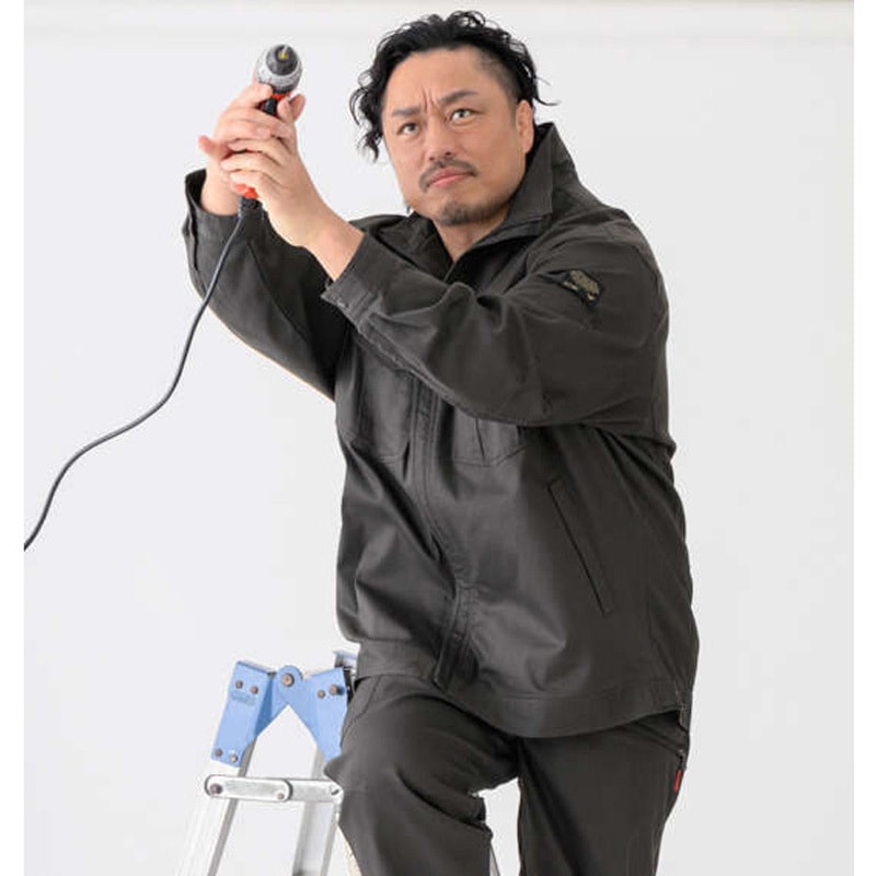 1012763212-1-7L 大きいサイズ 激ラクT/Cストレッチワークブルゾン 1枚 FORECAST 【通販モノタロウ】
