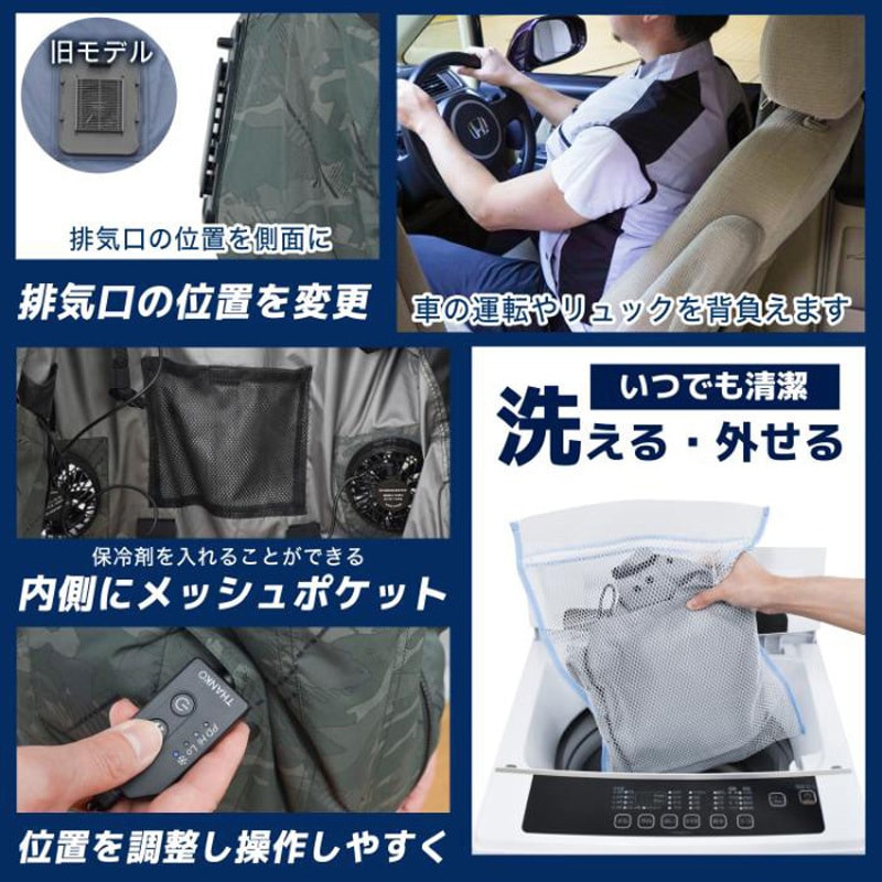 TKCV25SGR5L 圧倒的に冷える「冷蔵服4」(ベストタイプ) 1セット
