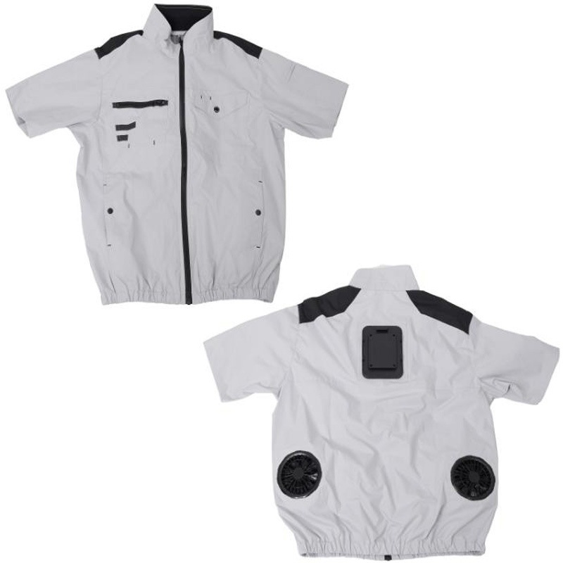 TKWE25SGY 圧倒的に冷える「冷蔵服4 半袖」 1セット THANKO(サンコー
