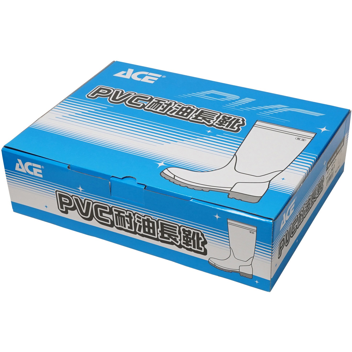 WS3000 PVC耐油長靴 Workstyle ACE(ワークスタイルエース) 白色 サイズ