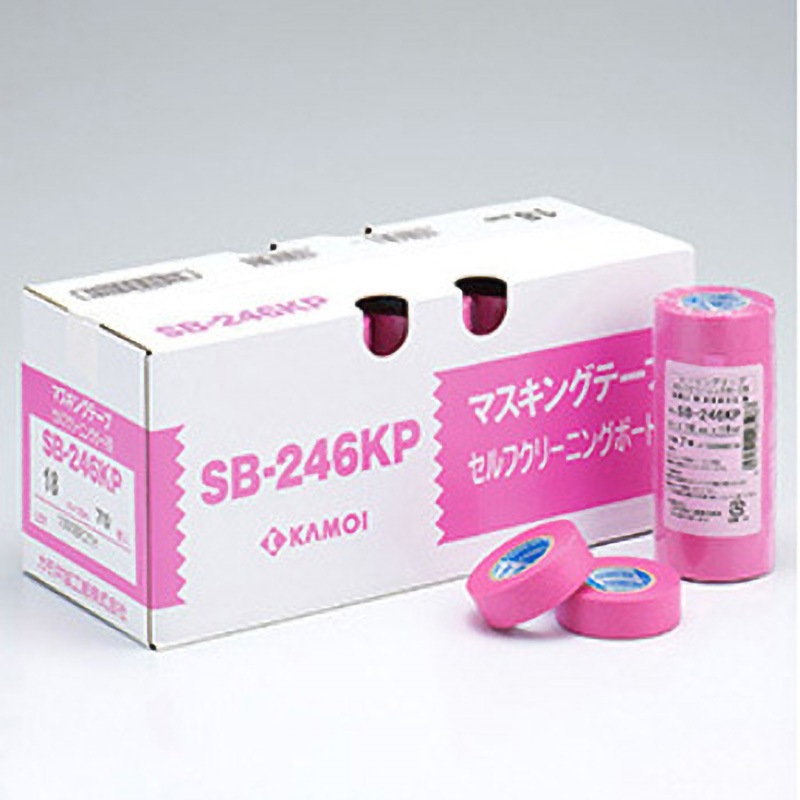 SB-246KP シーリングマスキングテープ SB246KP カモ井加工紙 ピンク色