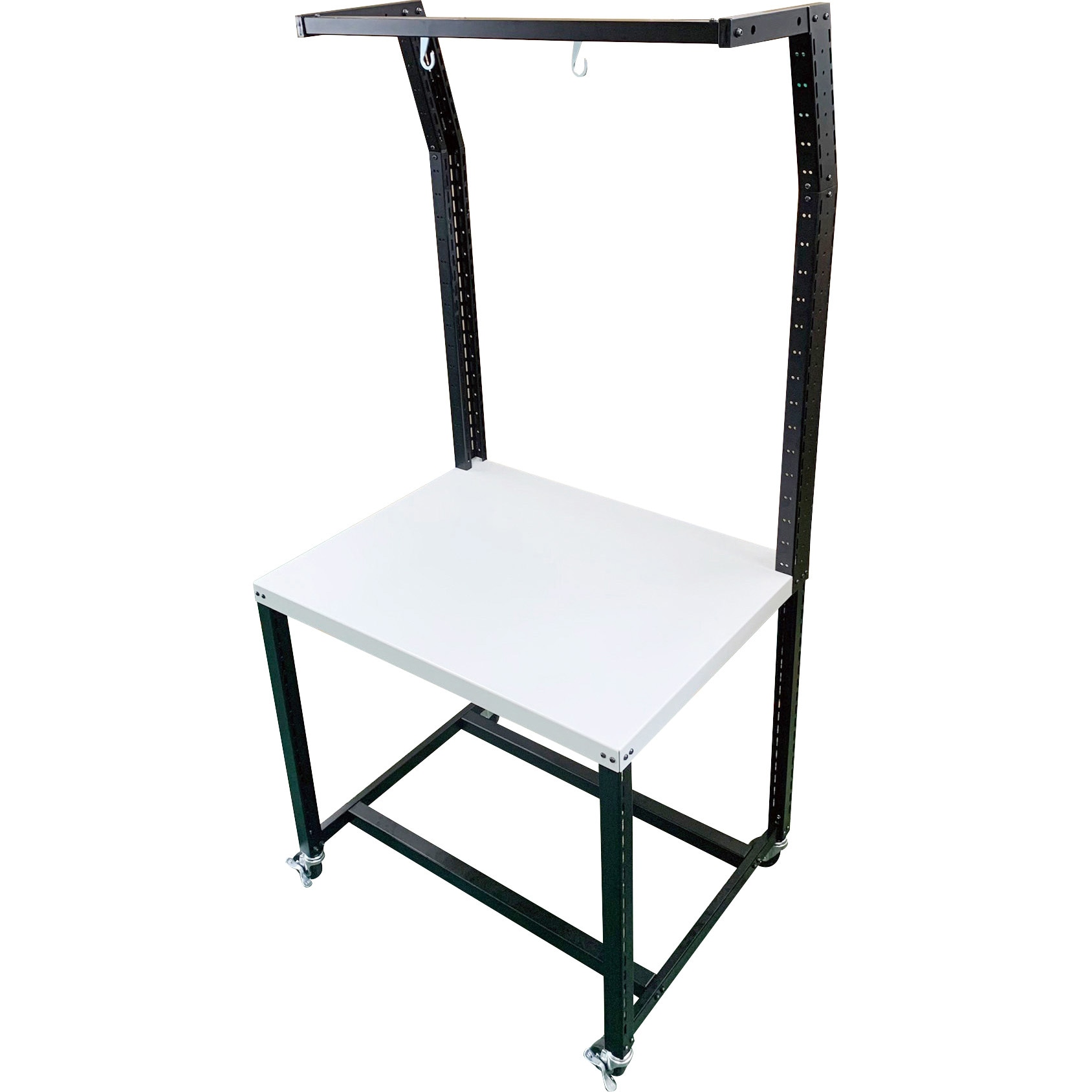 TUR-10-C 拡張できるセル作業台 TRUSCO キャスタータイプ 間口900mm高さ1890.5mm  TUR-10-C