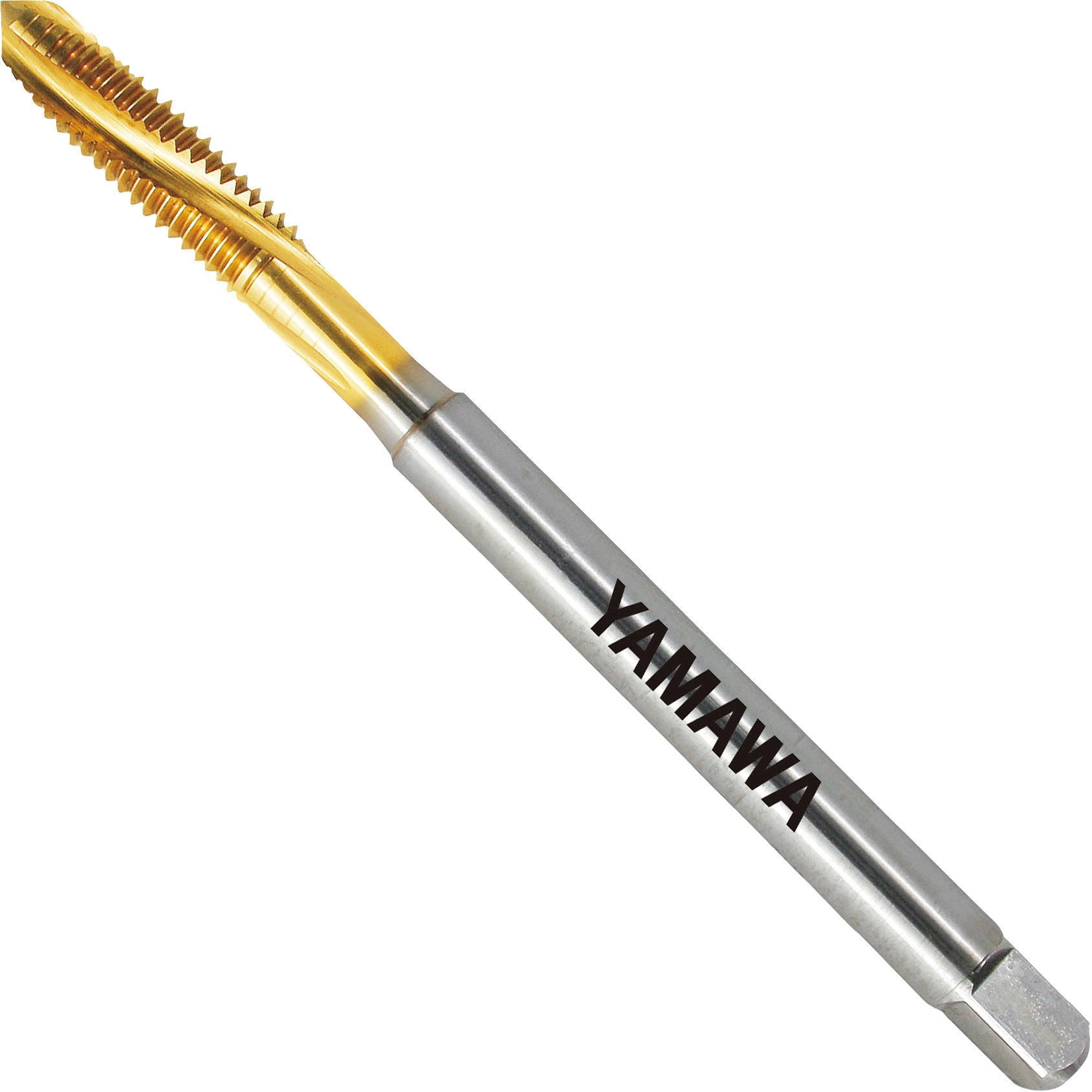 LS-F-SL-P4-150-M18X1.5 ロング高速用通り穴用スパイラルタップ YAMAWA(ヤマワ/弥満和製作所) メートルねじ 鉄製 TiNコーティング 精度P4 呼び寸法M18ピッチ1.5mm