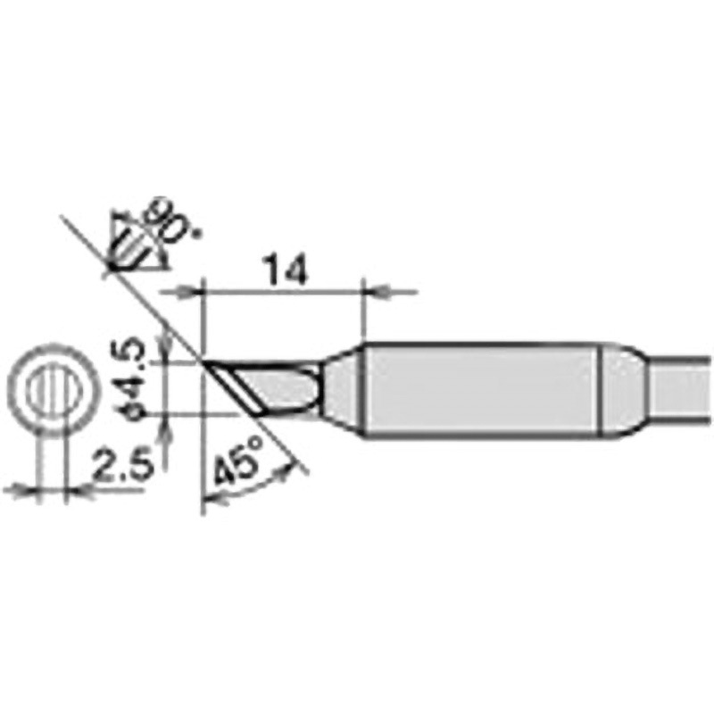 (未使用･未開封品)　グット 替こて先 RX-85GAS用 RX-85HSRT-4.5K 7z28pnb Amazon | 太洋電機産業(goot) 替こて先 RX-85GAS用 RX-85GAS こて部用
