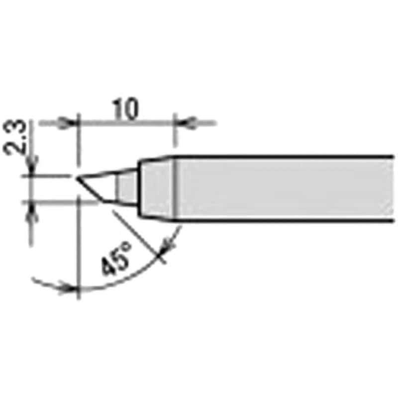 RX-80HRT-PH2.3BC 交換こて先(RX-80HRTシリーズ) 1個 goot(太洋電機