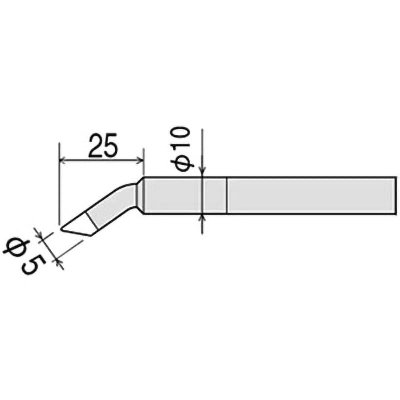グット 替こて先 CXR-80RT-2C d2ldlup Amazon | 太洋電機産業(goot) 替こて先 CXR-80はんだごて用 CXR-80RT