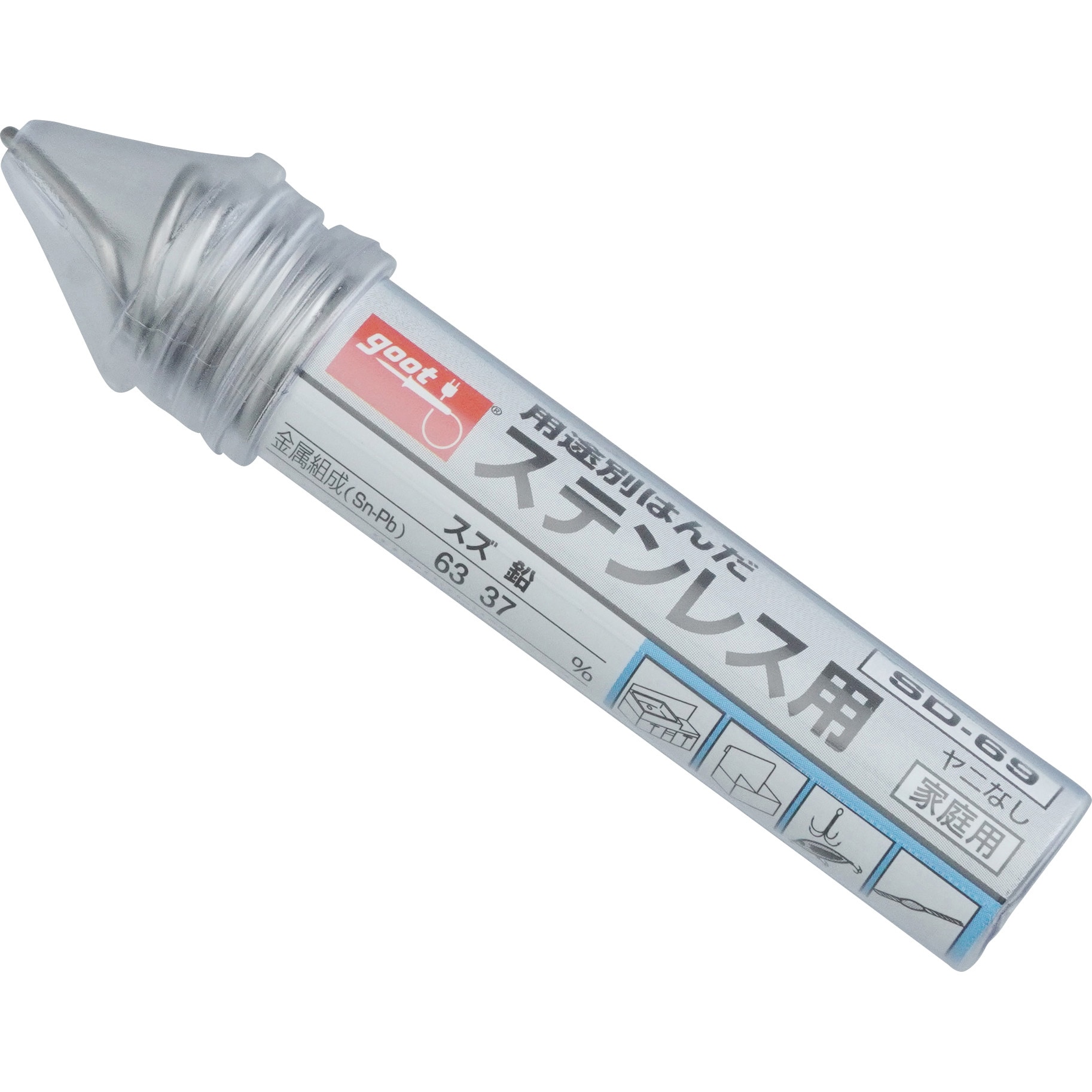 SD-69 ステンレス用はんだ 1個 goot(太洋電機産業) 【通販