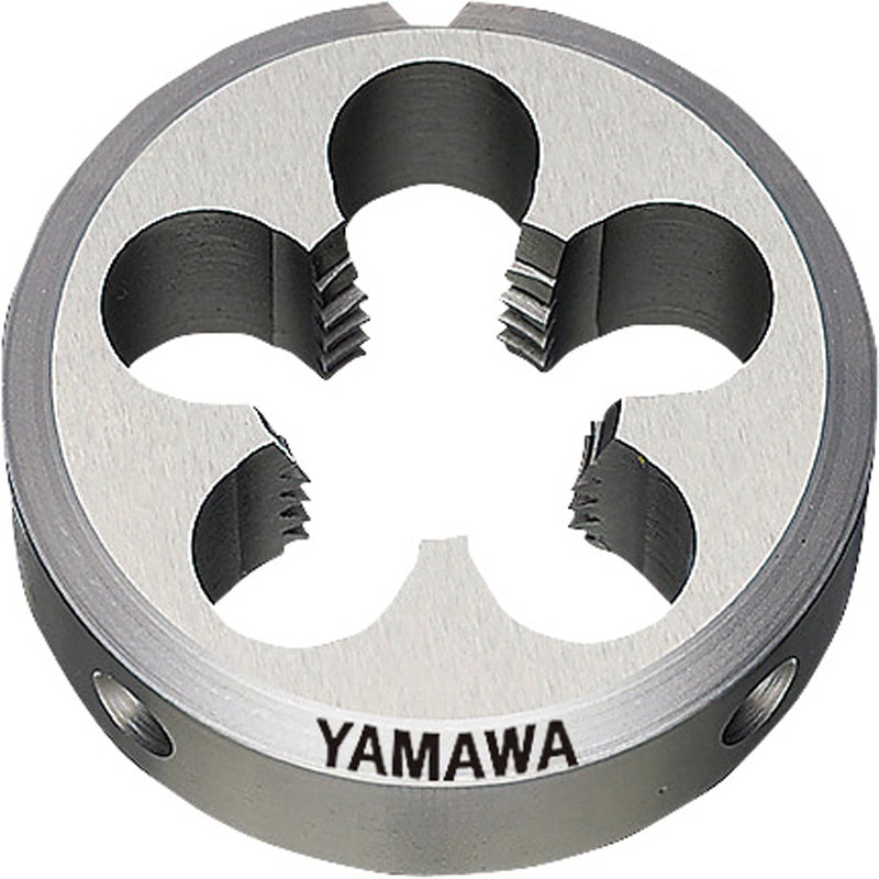 D-LH-M8X1-38 ソリッドダイス YAMAWA(ヤマワ/弥満和製作所) 鉄製 メートルねじ 外径38mm