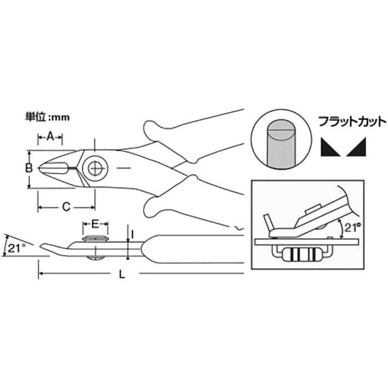 YN-10 精密ニッパー 1本 goot(太洋電機産業) 【通販モノタロウ】