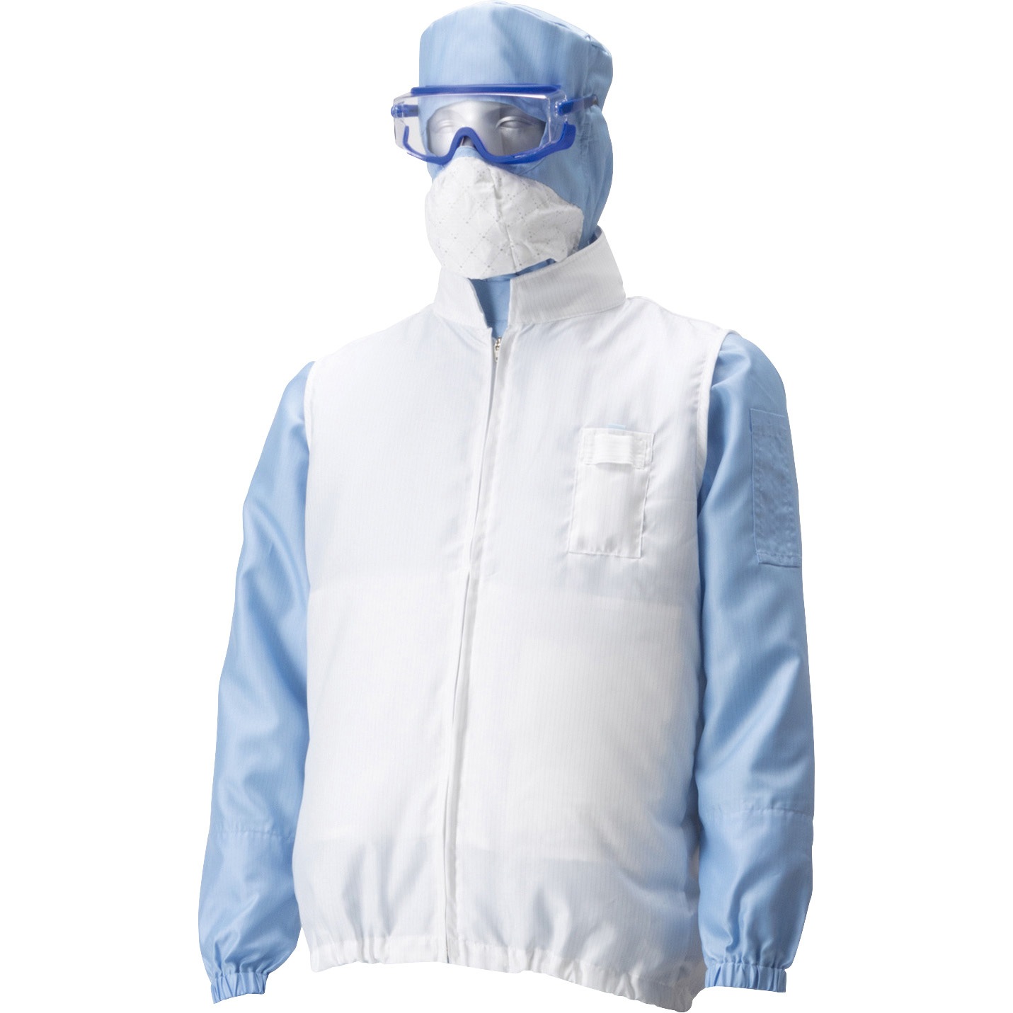 PK2913-W-S 空調服[[R上]]アウターベスト PK2913 ゴールドウイン 白色