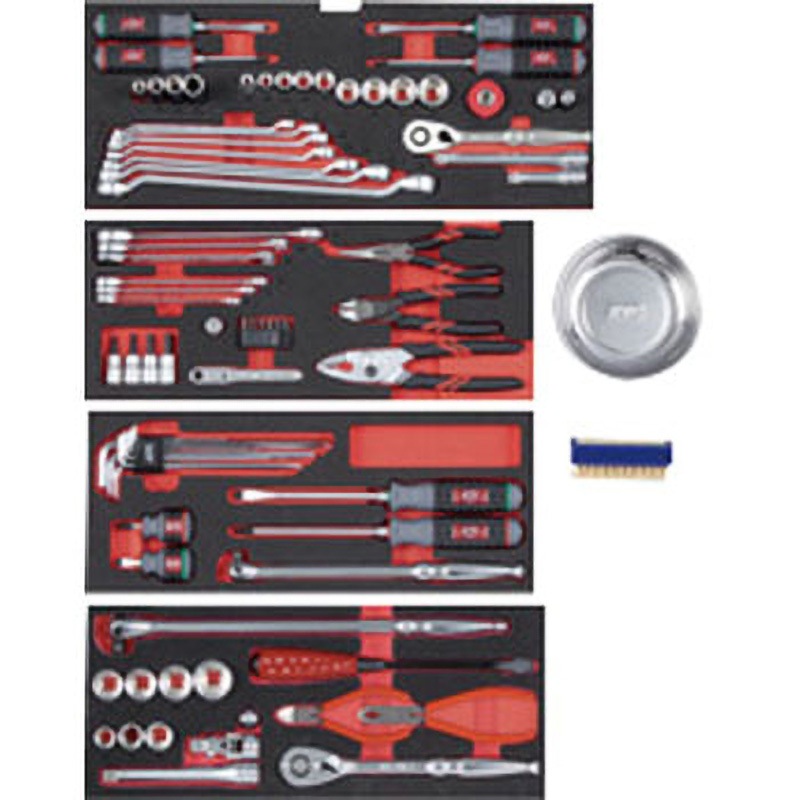 SK7721XR 工具セット(チェストタイプ) 1セット KTC 【通販