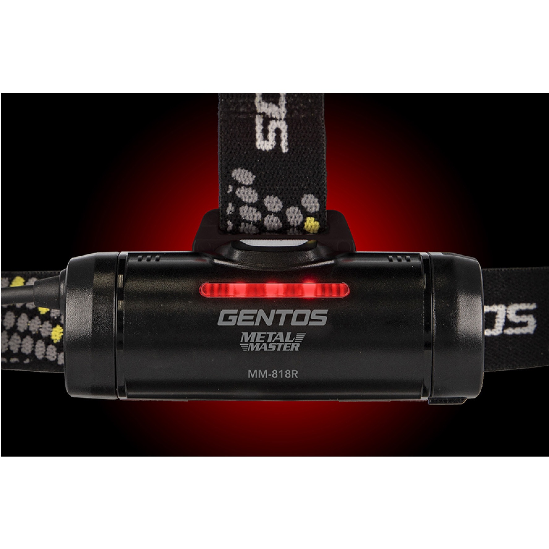 MM-818R 充電式LEDヘッドライト メタルマスター GENTOS 420Lm 白色 保護等級IP64