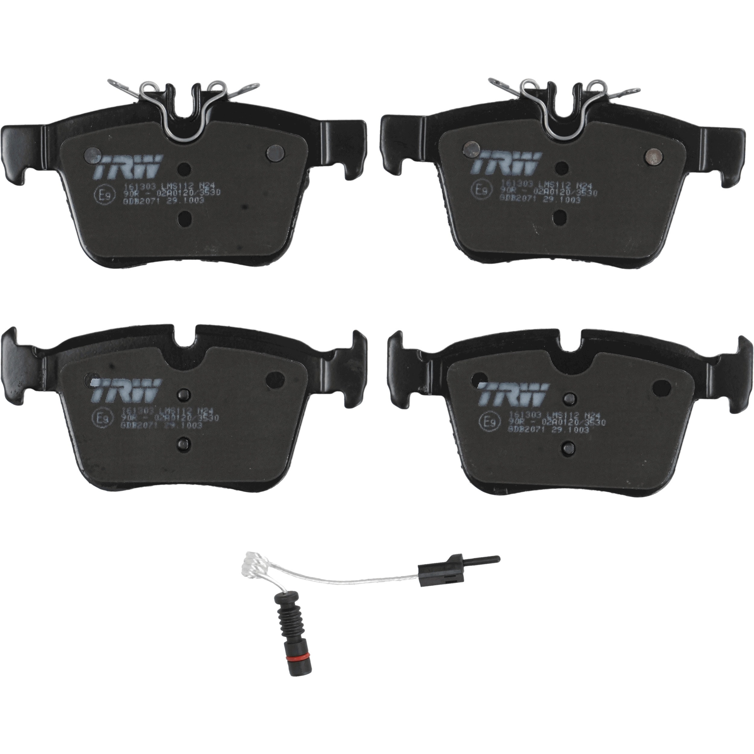 GDB2071 輸入車用TRW COTECブレーキパッド/TRW COTEC BRAKE PADS TRW 1