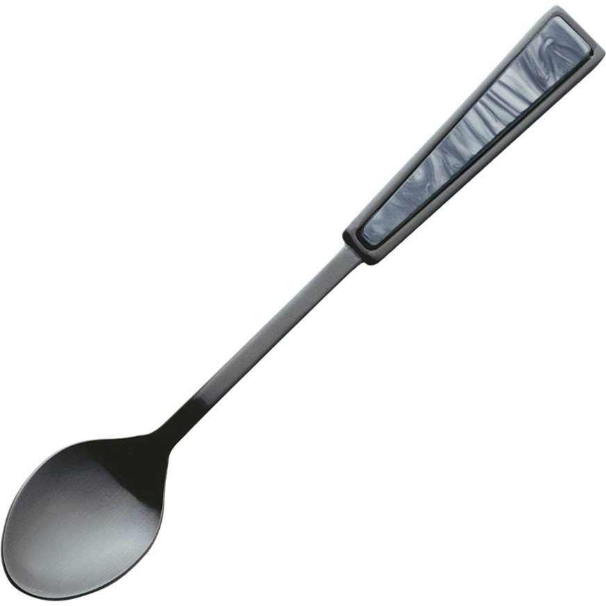 410705 アクリルカトラリープレートブラッククロティースプーン 1セット(12本) 高桑金属 【通販モノタロウ】