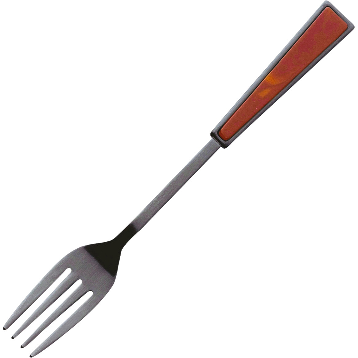 410590 アクリルカトラリープレートブラックベッコウ デザートフォーク 1セット(12本) 高桑金属 【通販モノタロウ】