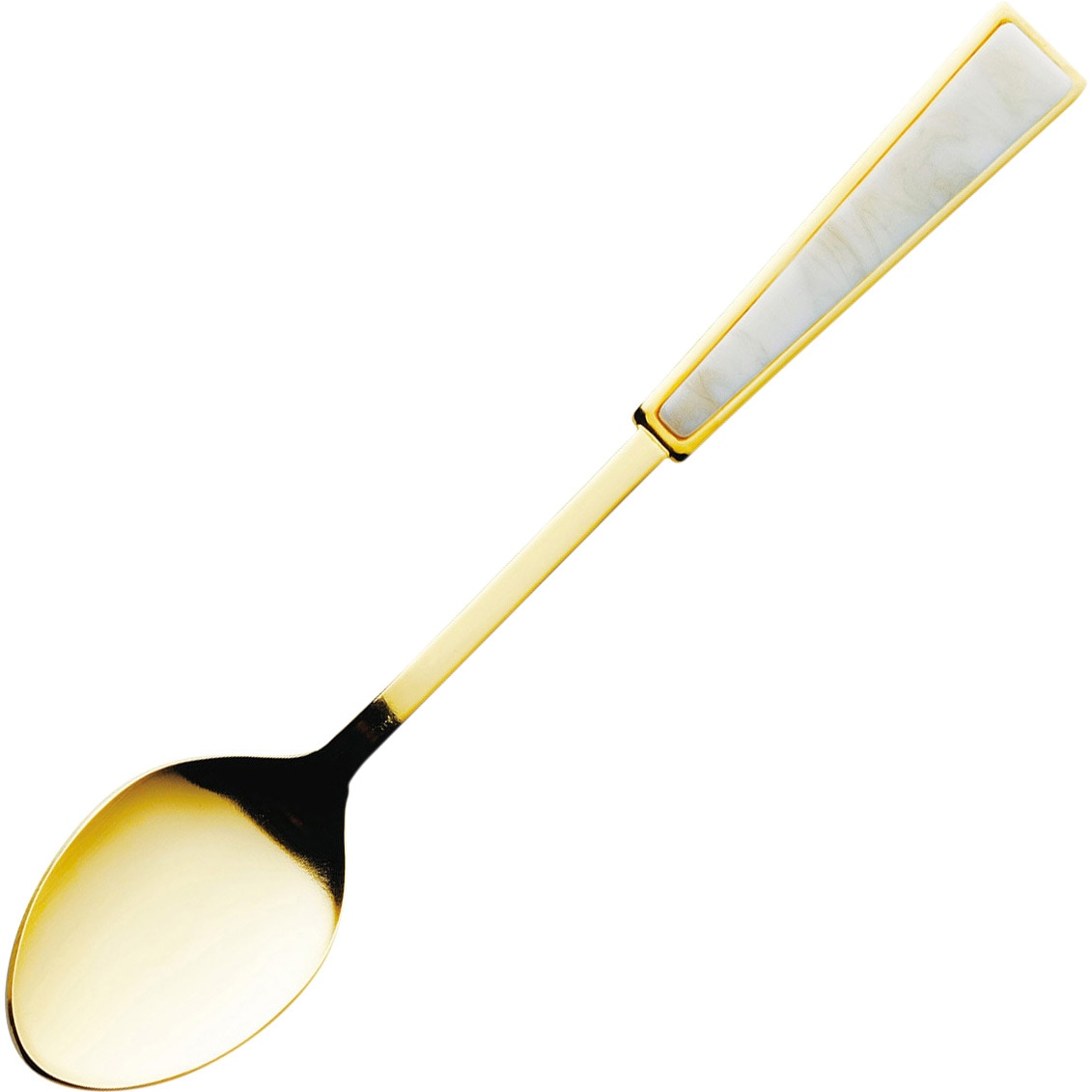409259 アクリルカトラリープレートゴールドシロデザートスプーン 1セット(12本) 高桑金属 【通販モノタロウ】